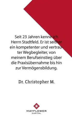 Kundenmeinung Dr. Christopher M.