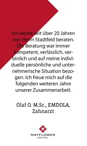 Kundenmeinung Olaf O. M.Sc., EMDOLA, Zahnarzt